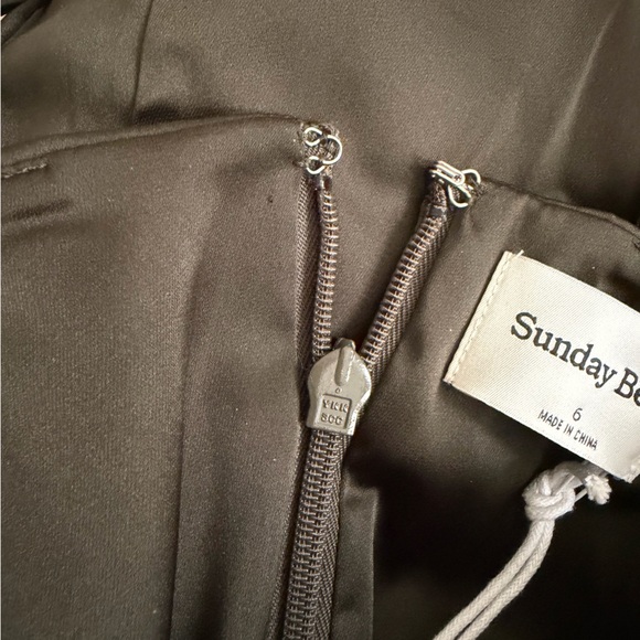 Aritzia Sunday Best Satin Mini Dress - Picture 3 of 8